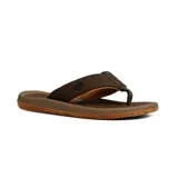 Ojotas marrones de hombre marca Cartago, modelo Fiji VI, con tira ancha y plantilla texturizada.