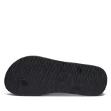 Ojotas Reef Seaside Hawaiian negras con detalles en azul.