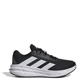 Championes de running para hombre, color negro con detalles en blanco, con diseño ligero y transpirable.