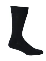 Calcetines largos color arena, de algodón y spandex, con planta acolchada, puño suave y tratamiento antimicrobiano.