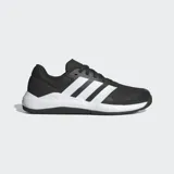 Championes Adidas Dropset Base negros con las tres tiras blancas.