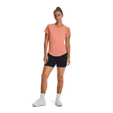 Remera deportiva Under Armour Streaker de mujer, color azul con logo en el ruedo.