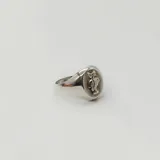 Anillo de plata 925 con diseño de profesorado.
