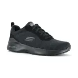 Championes Skechers Dynamight Paradise Waves color negro, con capellada de malla jaspeada, cordones, plantilla Memory Foam y amortiguación Skech-Air.