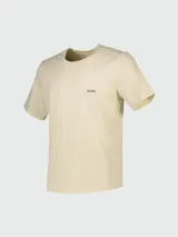 Pack de tres camisetas interiores BOSS de algodón color gris con logo pequeño en el pecho. Cuello redondo y manga corta.