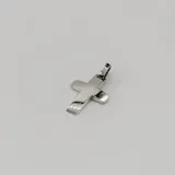 Dije de cruz bombé en plata 925.