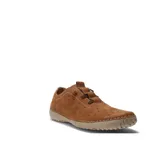 Zapato Lombardino color amarillo crema, con perforaciones y ajuste con cordón elástico.