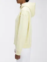 Buzo de felpa de algodón con capucha y logo