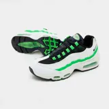 Championes Nike Air Max 95 OG Big Bubble, color blanco con detalles en negro y verde.