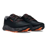 Championes Under Armour Charged Bandit Trail 3, color gris con detalles en verde flúor y suela con patrón de camuflaje. Diseñados para trail running.