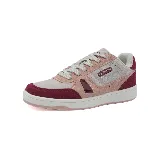 Zapatillas deportivas Le Groupe de hombre, con diseño urbano en color gris, rosa y borgoña.