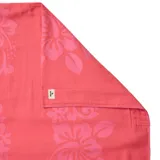 Toalla de playa Rip Curl Waikiki Revo con estampado de flores de hibisco en tonos de rosa.