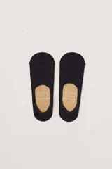 Par de medias negras invisibles.