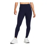 Calza deportiva color salmón, tiro alto, corte capri y calce ajustado.