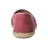 Alpargatas color ocre con suela de yute y goma.