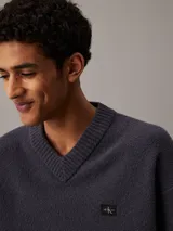 Pantalón de jean negro de corte slim straight.