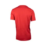 Remera roja de algodón con cuello redondo y manga corta. Estampado frontal con el logo Converse Chuck Taylor All Star en blanco.