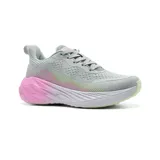 Championes Hi-Tec Milia color beige con detalles en rosa y celeste. Zapatillas deportivas con tecnología Memory Foam.