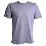 Remera básica para hombre de color gris, con corte regular y manga corta.