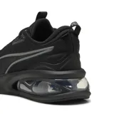 Championes Puma Solar color negro con detalles en gris.