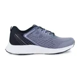 Championes deportivos American Sport Fluke, color gris con detalles en rosa y suela blanca.