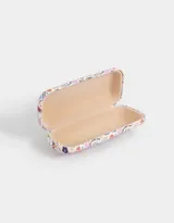 Estuche rígido para anteojos con estampado de motivos de viaje a Tokio, Japón.