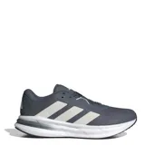 Championes Adidas Galaxy 7 color gris con las tres tiras blancas.