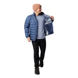 Campera puffer Columbia Delta Ridge II Down color rojo con diseño acolchado. Cuenta con tecnología termorreflectante Omni-Heat™, HeatSeal™ y Omni-Shield™.