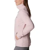 Campera polar Columbia Basin Trail III Full Zip para mujer, color azul marino. Con cierre frontal completo y bolsillos laterales con cierre.