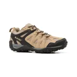 Championes Hi-Tec Patsy de trekking color negro, con capellada de cuero sintético y malla, entresuela de EVA y suela de goma con buen agarre.