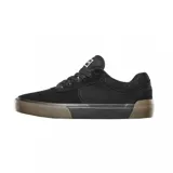 Championes de skate Etnies Joslin Vulc, color negro con suela marrón. Presentan logo de la marca en el lateral y lengüeta.