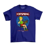 Remera azul con estampa del álbum Americana de la banda The Offspring.