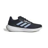 Championes Adidas Runfalcon 3 de hombre, color azul marino con las tres tiras en celeste y suela blanca.