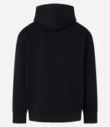 Buzo masculino comfort cerrado, con capucha y cordón para ajustes. Tiene bolsillo delantero y mangas largas.