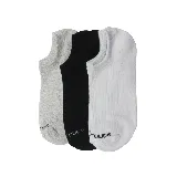 Pack de tres pares de medias soquetes Le Groupe, en color gris, negro y blanco.
