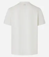 Remera de hombre Marfinno, modelo comfort, confeccionada en algodón más sostenible. Tiene cuello redondo, manga corta y estampa de barcos con lettering.
