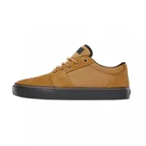 Championes Etnies Barge LS negros con detalles en marrón y suela blanca.