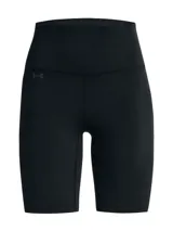 Short de ciclismo Under Armour Motion Bike negro, con cintura alta, calce ajustado y largo a medio muslo. Confeccionado en tejido suave cepillado por fuera y con tecnología antitranspirante. Incluye bolsillo lateral.