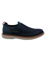 Zapato slip on de hombre Hush Puppies, modelo Apolo, color marrón tejido.