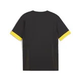 Camiseta de fútbol Puma del Club Atlético Peñarol, modelo Matchday. Diseño negro con detalles en amarillo en mangas, cuello y laterales. Incluye logo de Puma, escudo del club y sponsor en el frente.