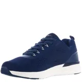 Championes grises con cordones y suela blanca.