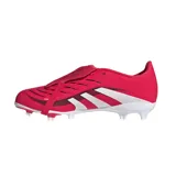 Championes de fútbol Adidas Predator League FT FG, color fucsia con detalles en blanco.