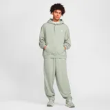 Buzo con capucha Nike Club Ft Oversized color verde con logo blanco bordado en el pecho.