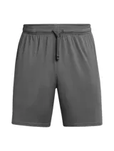 Short deportivo Under Armour Tech color azul marino con logo blanco en la pierna izquierda.
