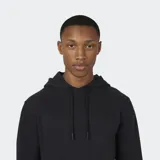 Campera con capucha y bolsillo canguro, color azul marino, con logo de Castore bordado en el pecho.