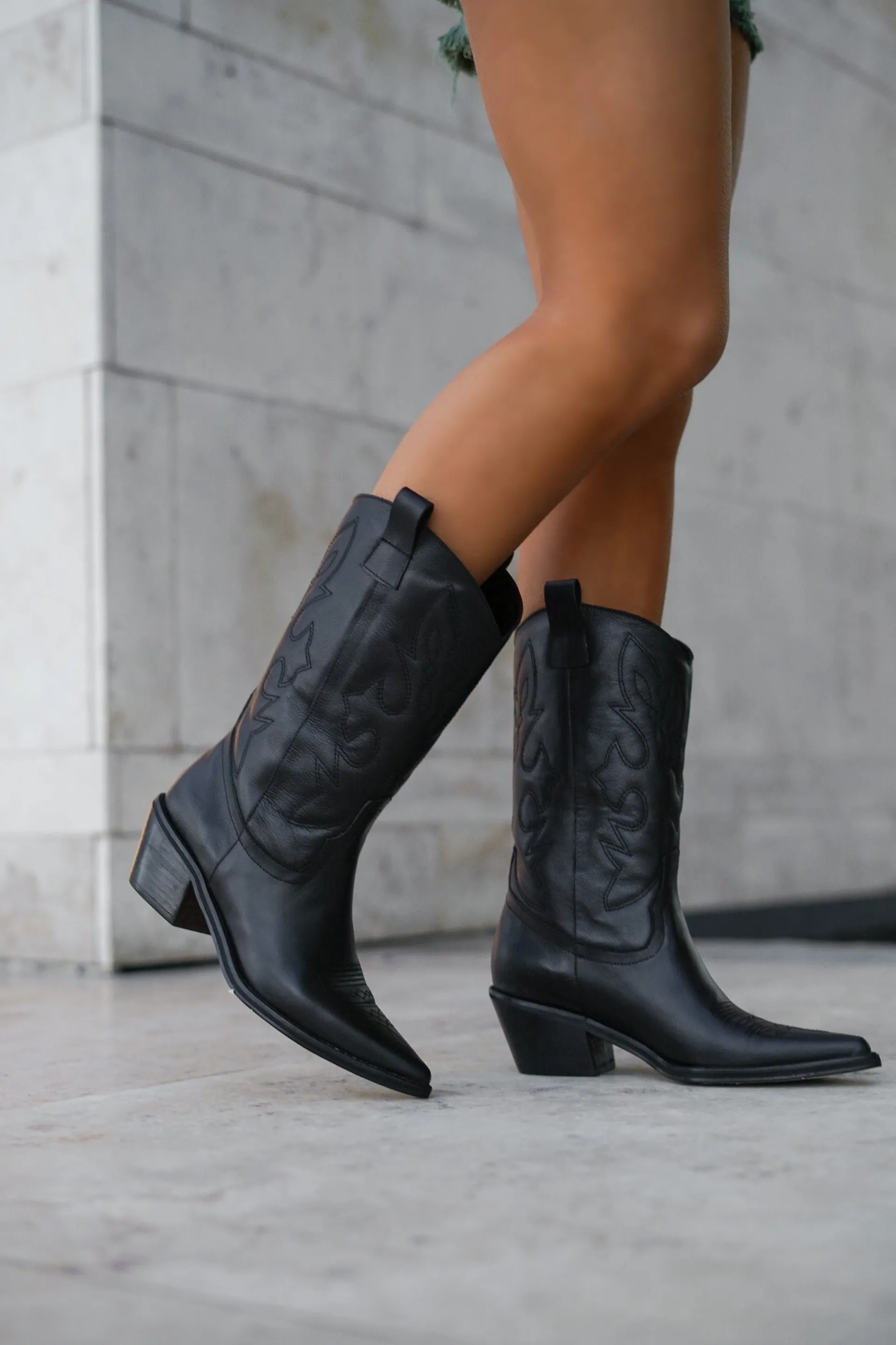 Botas Cortas Texanas Blancas Y Negras Botas Texanas TEXAS En Brava