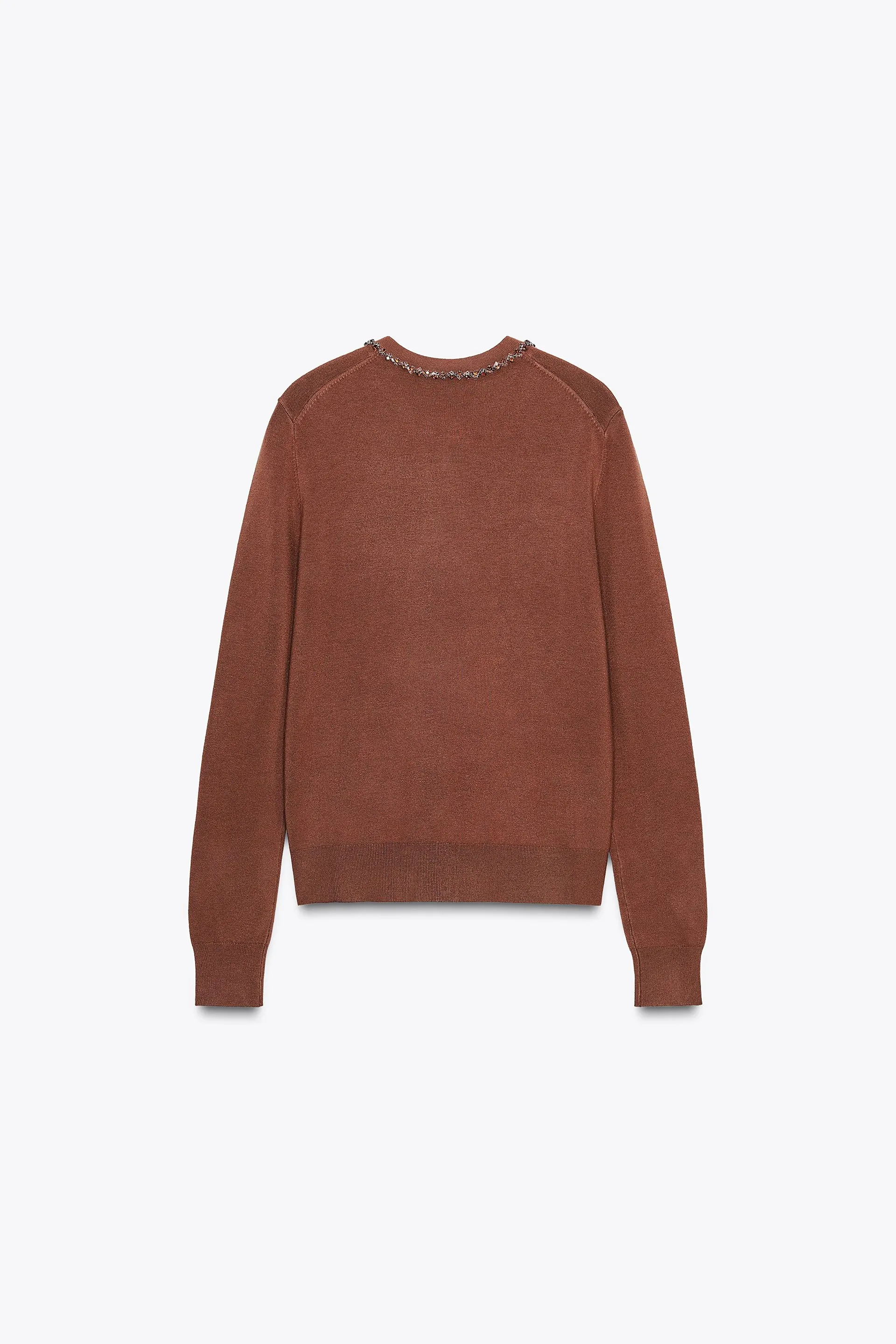 Zara Basic Jersey Punto Basico Mujer Zara Color Mostaza Zara