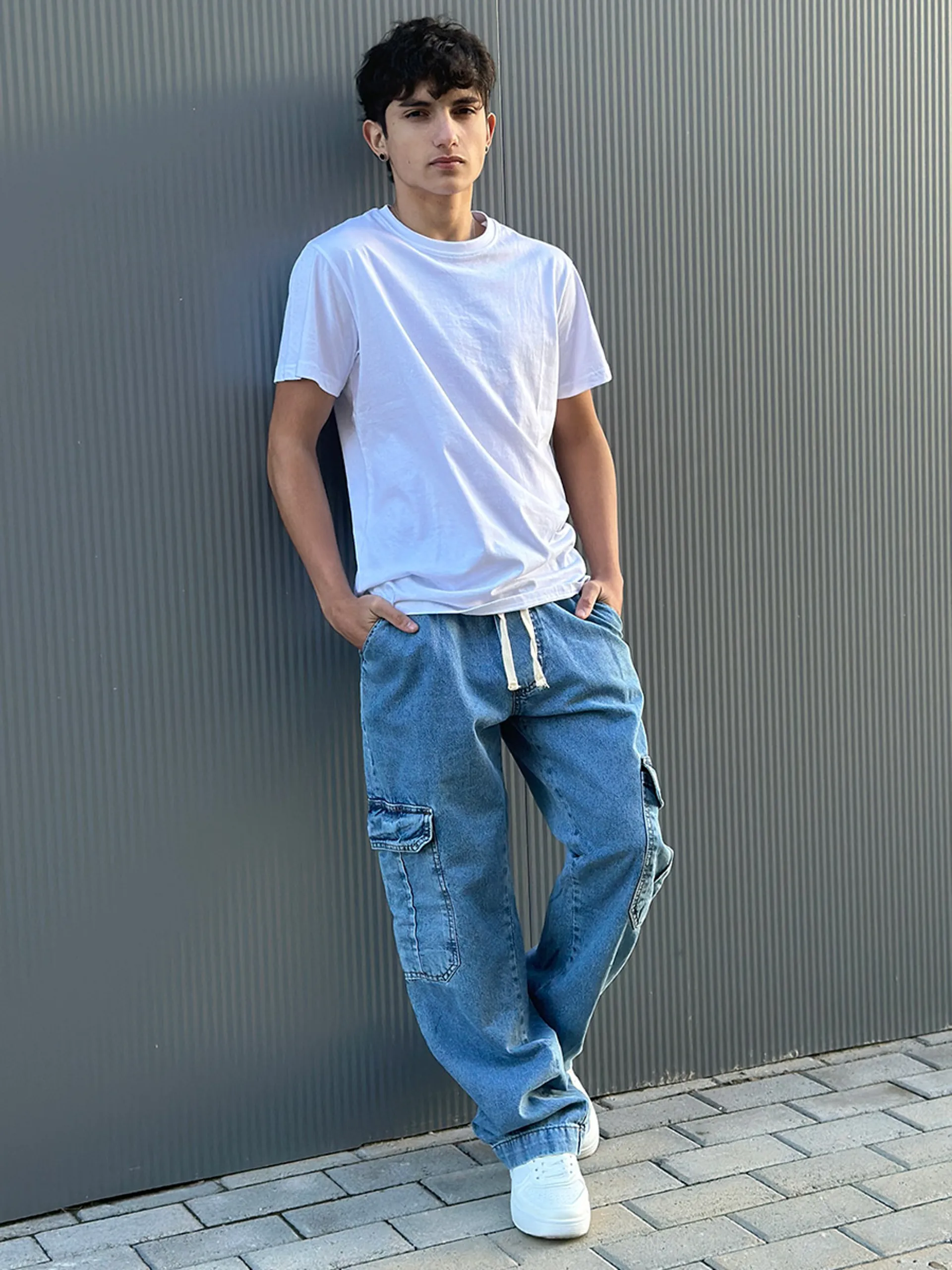 Jogger Mezclilla Hombre Jogger De Jeans Jeans Slim Pantalones