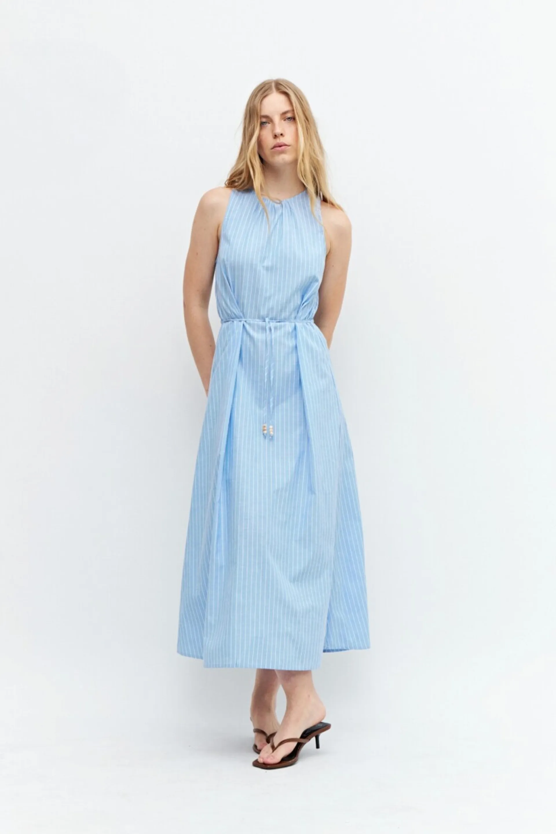 Maxi Vestido Rayado en Lolita Trendo