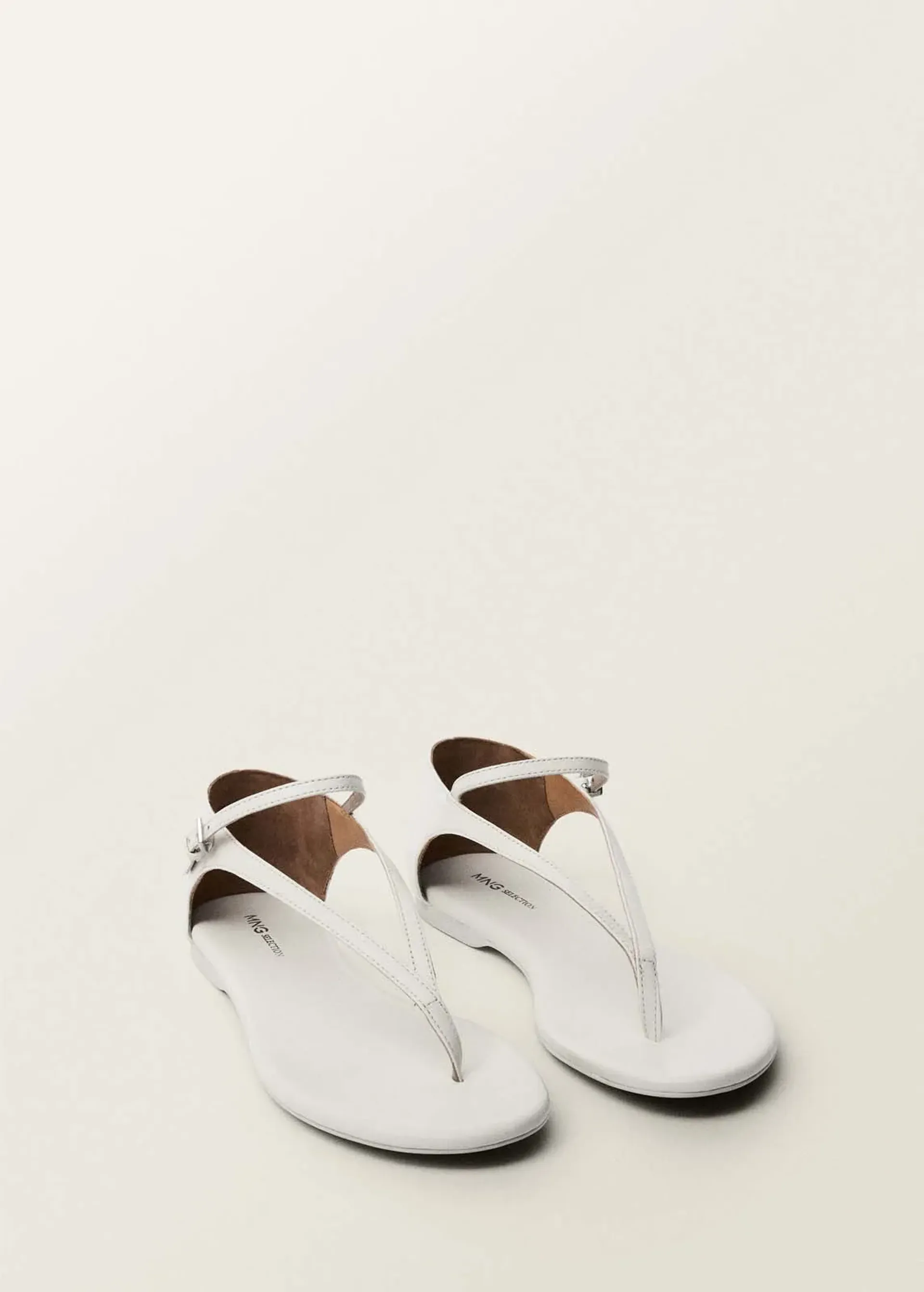 Sandalias Planas Mango Sandalia Blanca Zapatos Sandalia Plana